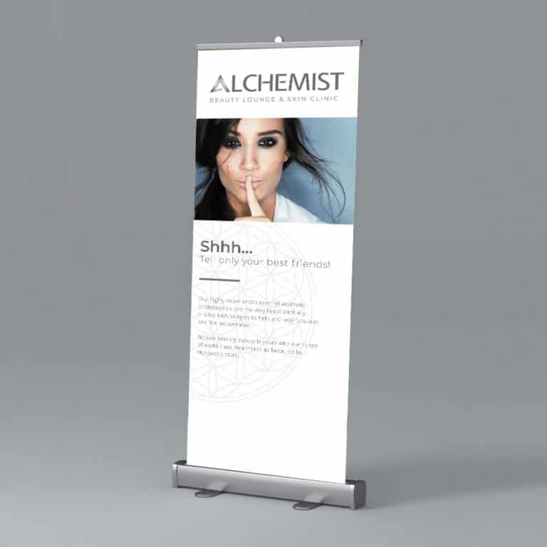 Pop-up roller banner