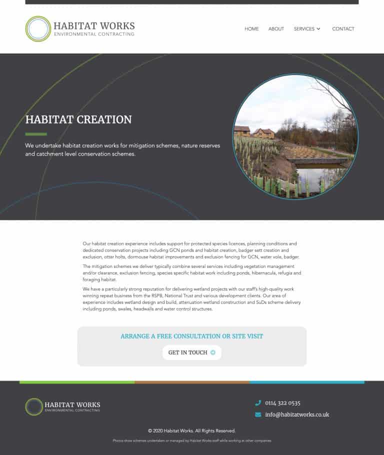 Website feature page